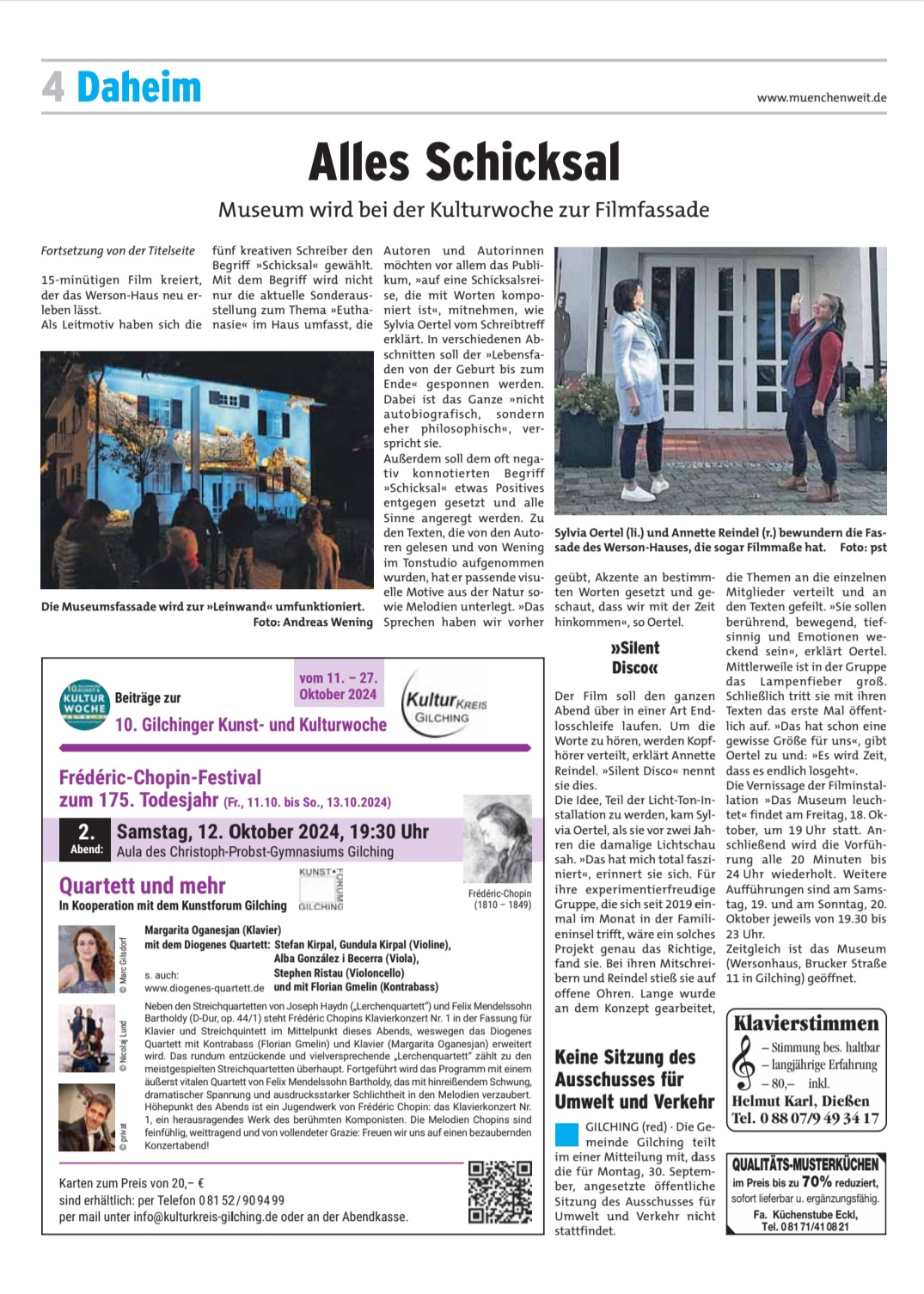 Parsberg Echo, Nr. 39, 25.09.2024, Jahrgang 57, S.4