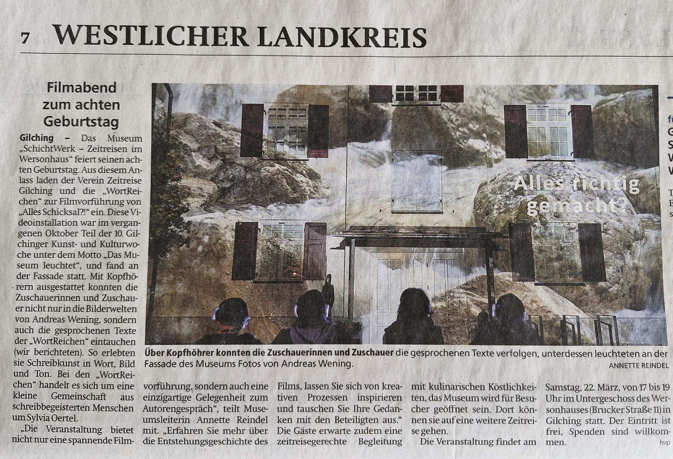 Starnberger Merkur, Westlicher Landkreis, 18.03.2025