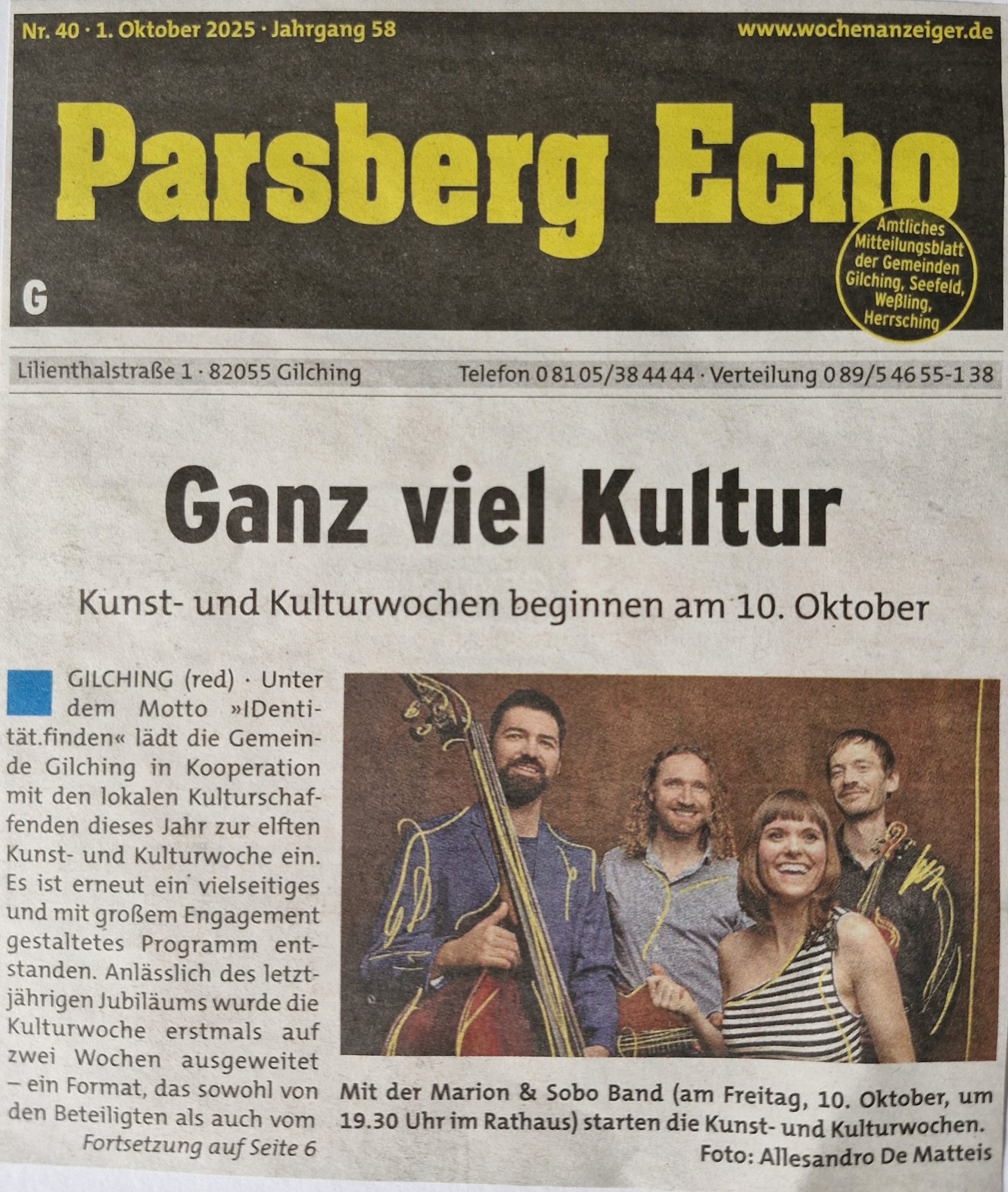 Kreisbote Starnberg, Aus der Region, 12.10.2024